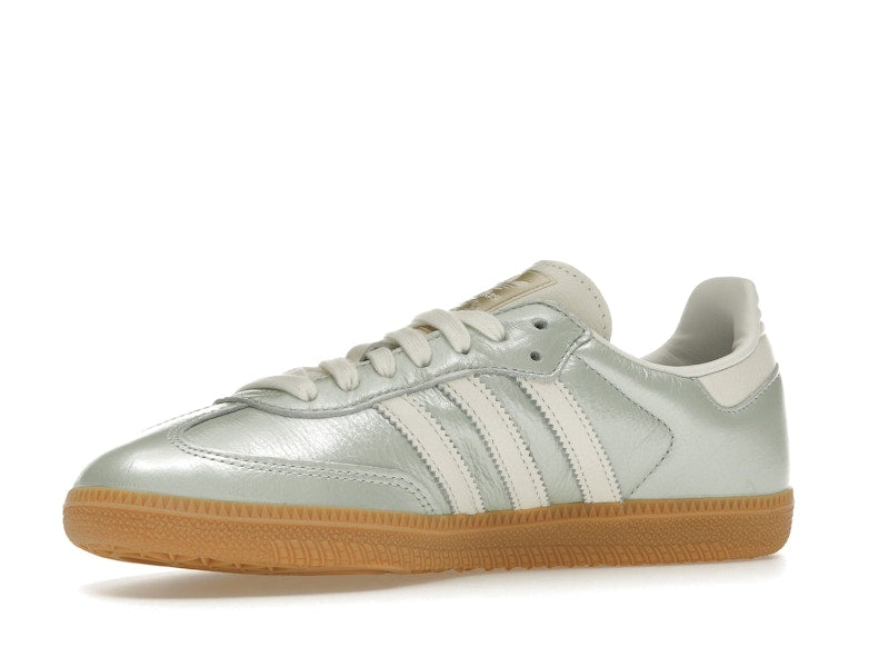 adidas Samba OG Linen Green Metallic (Women's) - Linen Green Metallic/Off White/Cyber Metallic - IG1965 - 15