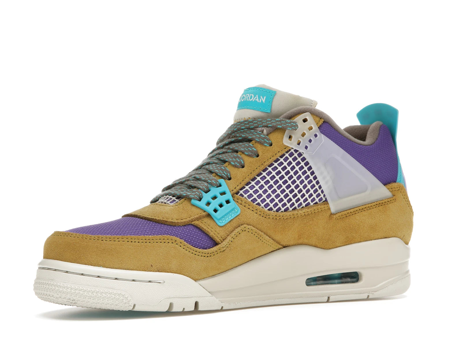 Air Jordan 4 Retro SP 30th Anniversary Union Desert Moss - Desert Moss/Turquoise Blue-Dark Iris - DJ5718-300 - 15