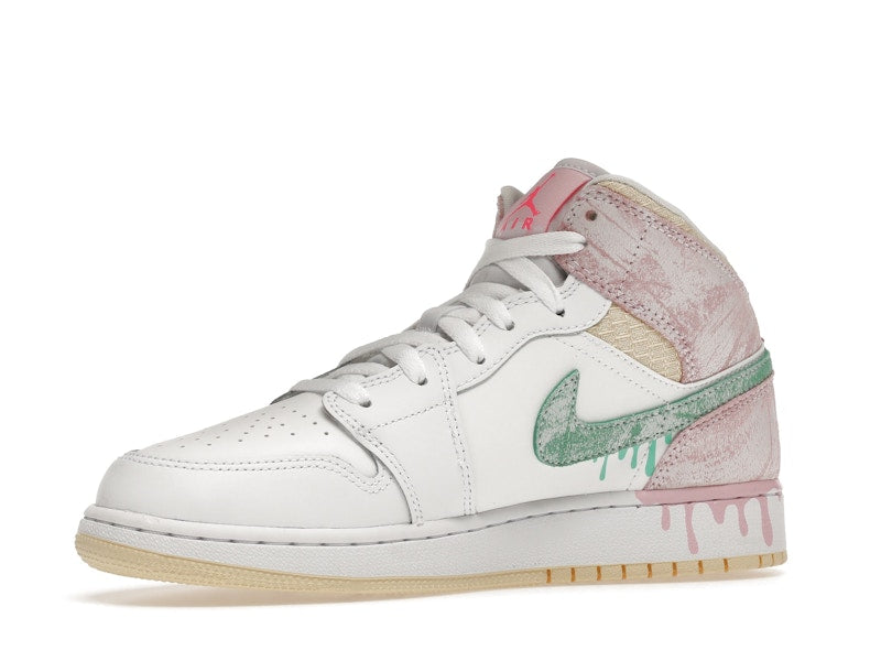Air Jordan 1 Mid Paint Drip (GS) - weergave 15
