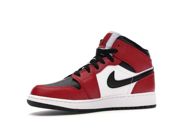 Air Jordan 1 Mid Chicago Black Toe (GS) - weergave 15