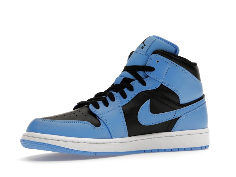 Air Jordan 1 Mid Azul Universitario Negro - vista 15