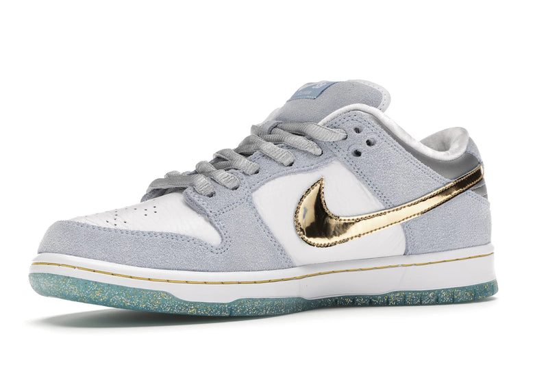 Nike SB Dunk Low Sean Cliver - Ice Blue/White-Metallic Gold-Metallic Silver - DC9936-100 - 15