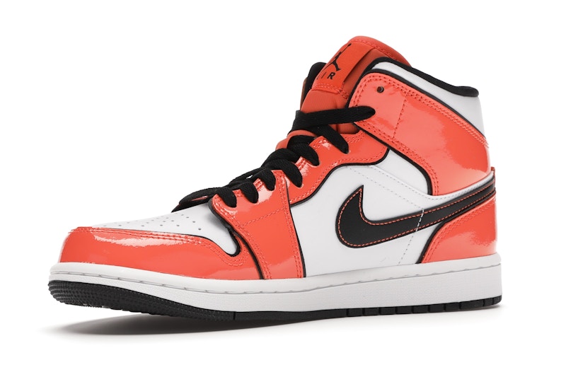Air Jordan 1 Mid SE Turf Orange - Turf Orange/Black/White - DD6834-802 - 15