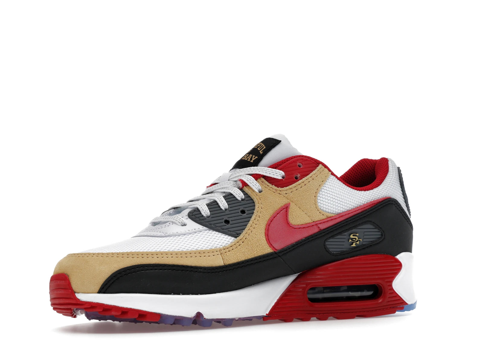 Nike Air Max 90 San Francisco 49ers - White/Gym Red/Black - II7588-100 - 15