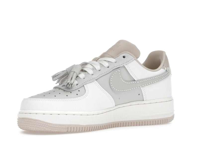 Nike Air Force 1 Low '07 Light Bone Suede Tassels (Women's) - Light Bone/Sail/Pink Oxford/Light Bone - HV1813-001 - 15