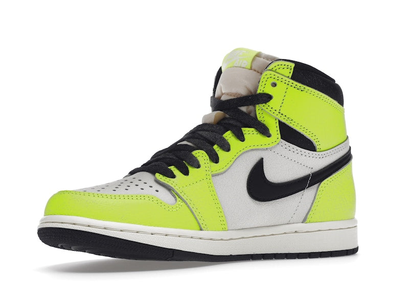 Air Jordan 1 Retro High OG Visionaire - Volt/Black/Sail - 555088-702 - 15