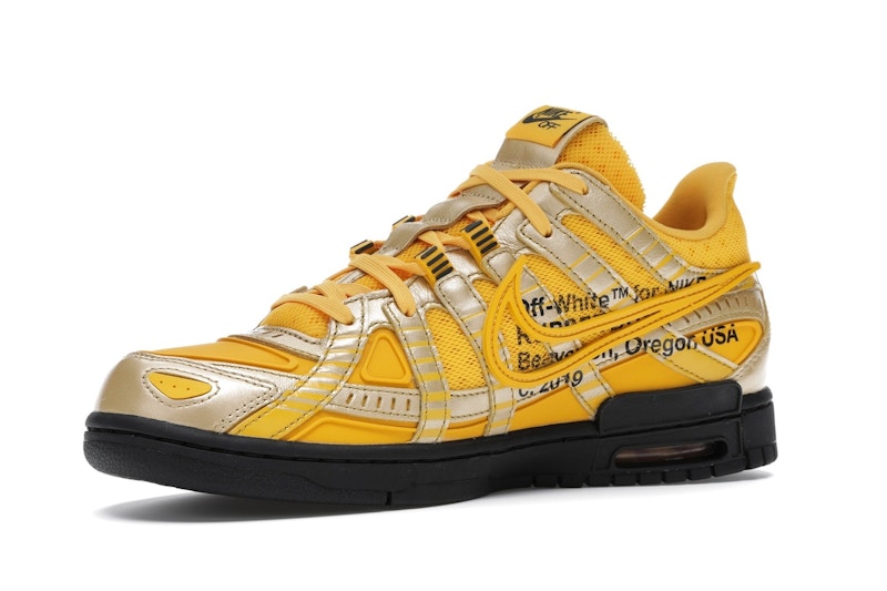 Nike Air Rubber Dunk Off White University Gold - view 15