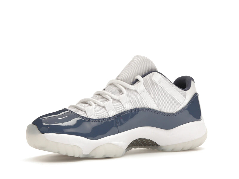 Air Jordan 11 Retro Low Midnight Navy (2024) - White/Midnight Navy/Diffused Blue/Football Grey - FV5104-104 - 15