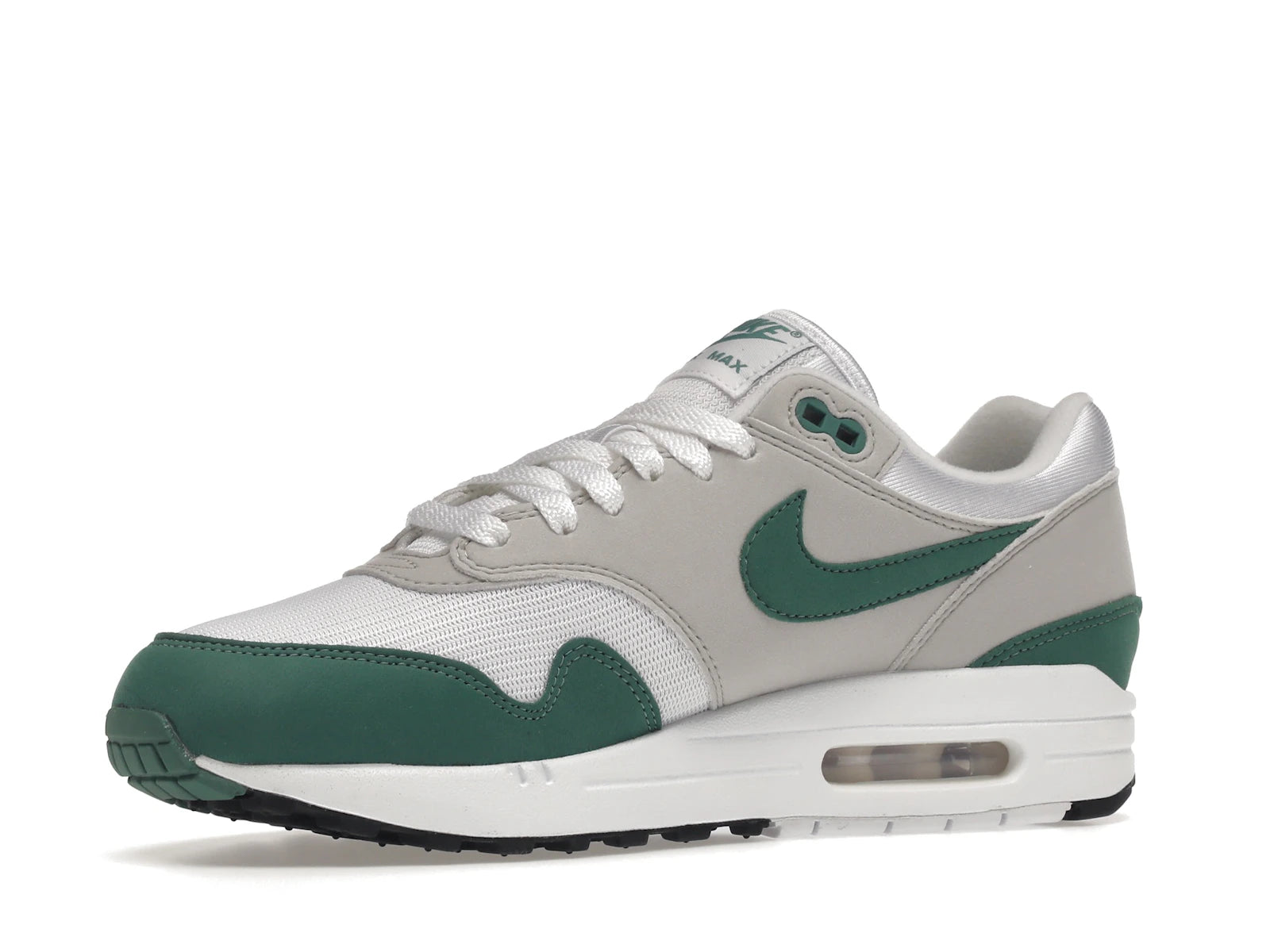 Nike Air Max 1 Anniversary Green (2020) - White/Evergreen Aura-Neutral Grey-Black - DC1454-100 - 15
