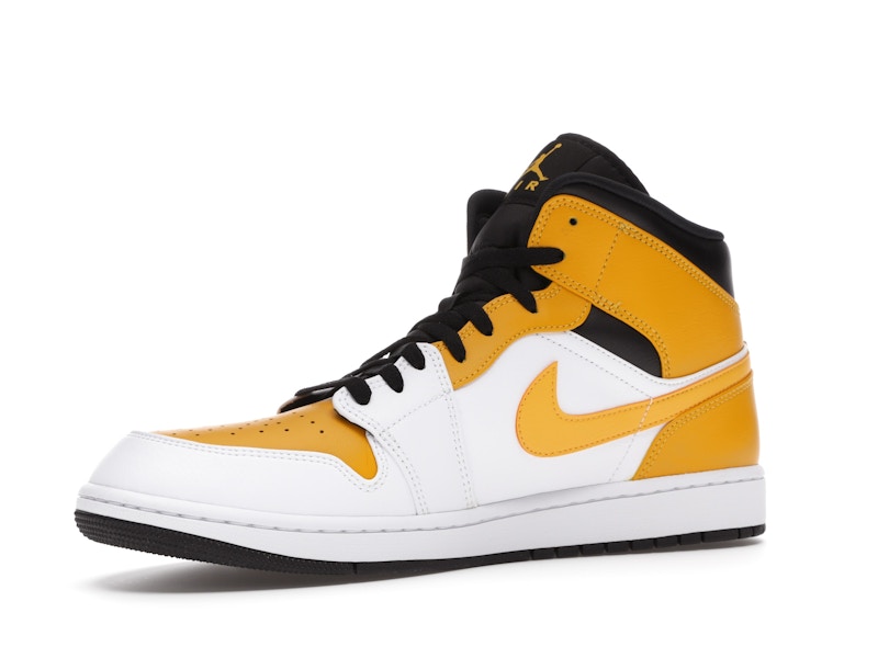 Air Jordan 1 Mid University Gold - White/University Gold-Black - 554724-170 - 15