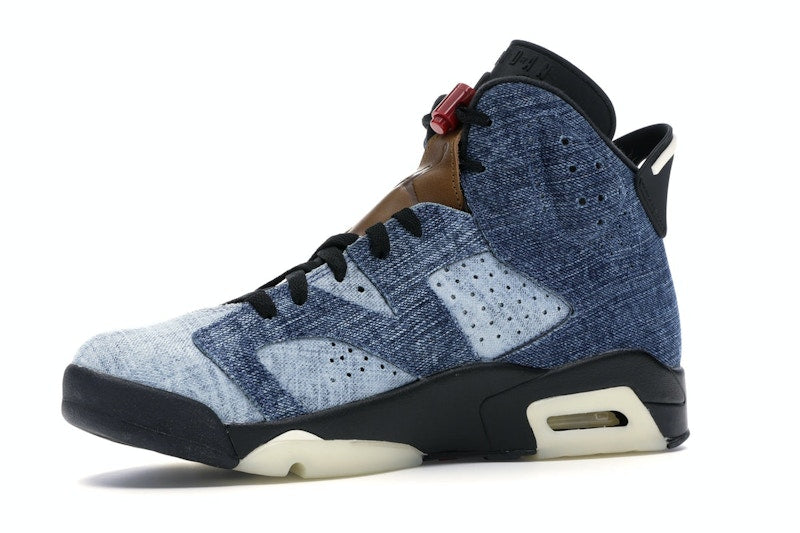 Air Jordan 6 Retro Washed Denim - Washed Denim/Sail-Varsity Red-Black - CT5350-401 - 15