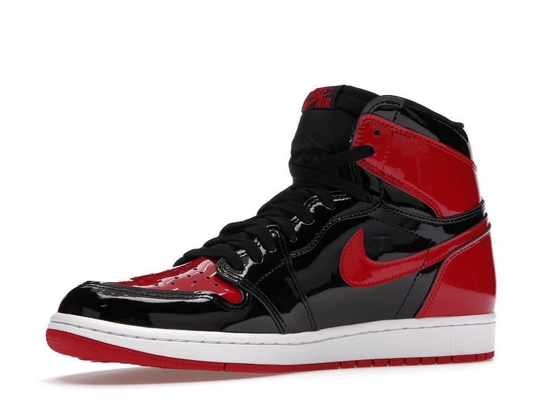 Air Jordan 1 Retro High OG Patent Bred - Black/White-Varsity Red - 555088-063 - 15