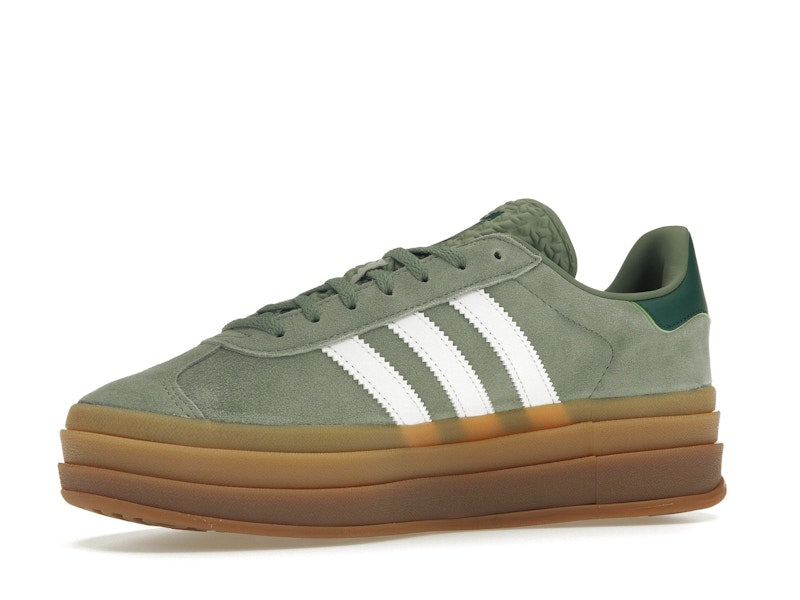 adidas Gazelle Bold Silver Green Gum (Womens) - Silver Green/Cloud White/Collegiate Green - ID6998 - 15