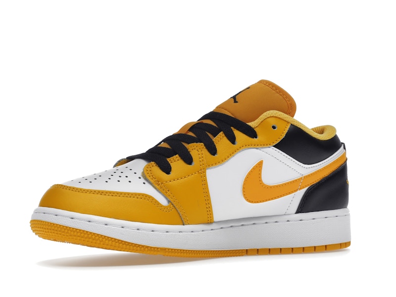 Air Air Jordan 1 Low University Gold White (GS) - Taxi/White/Black - 553560-701 - 15
