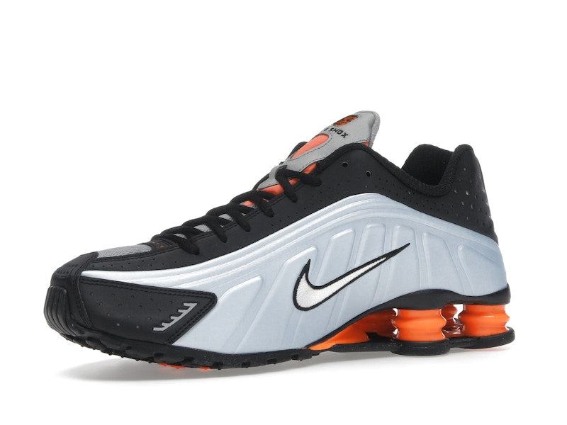 Nike Shox R4 Blue Tint Total Orange Black Metallic Silver (Women's) - view 15