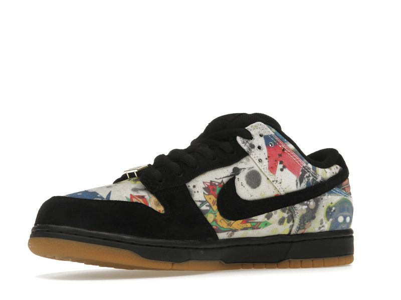 Nike SB Dunk Low Supreme Rammellzee - Black/Black-Multi-Color - FD8778-001 - 15