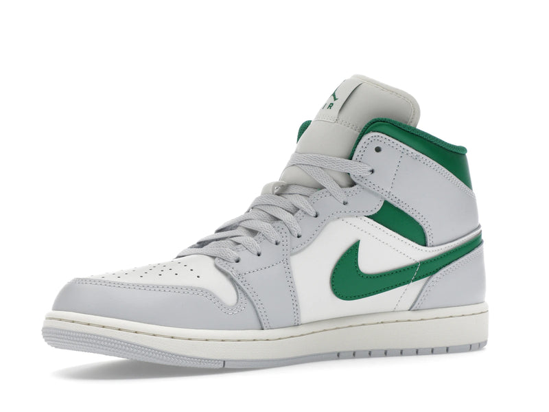 Air Jordan 1 Mid White Pure Platinum Pine Green - Summit White/Pure Platinum/Sail/Pine Green - DQ8426-142 - 15