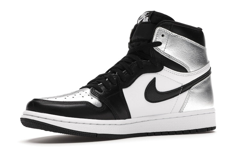 Air Jordan 1 Retro High Silver Toe (W) - Black/Metallic Silver-White-Black - CD0461-001 - 15