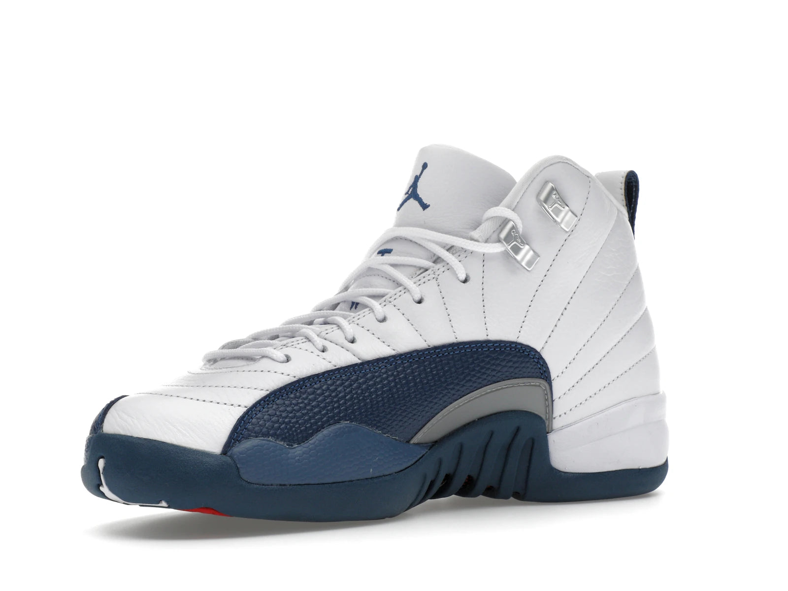 Air Jordan 12 Retro French Blue (2025) (GS) - White/French Blue/Metallic Silver/Varsity Red - 153265-114 - 15