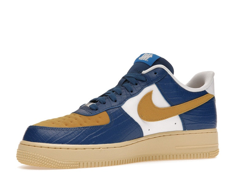 Nike Air Force 1 Low SP Undefeated 5 On It Blue Yellow Croc - Court Blue/White-Goldtone - DM8462-400 - 15