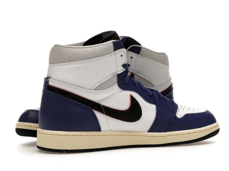 Air Jordan 1 Retro High OG Rare Air - White/Black-Neutral Grey-Deep Royal Blue-Muslin - DZ5485-100 - 15