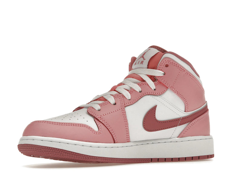 Air Jordan 1 Mid Valentines Day (2023) (GS) - Coral Chalk/Desert Berry/White - DQ8423-616 - 15