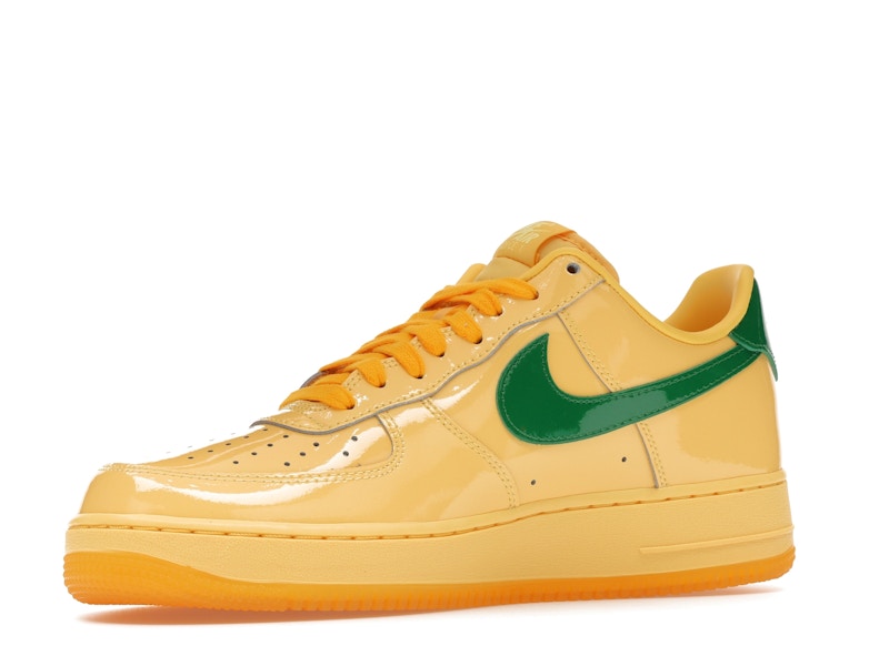 Nike Air Force 1 Low Patent Leather Topaz Gold Pine Green - Ansicht 16
