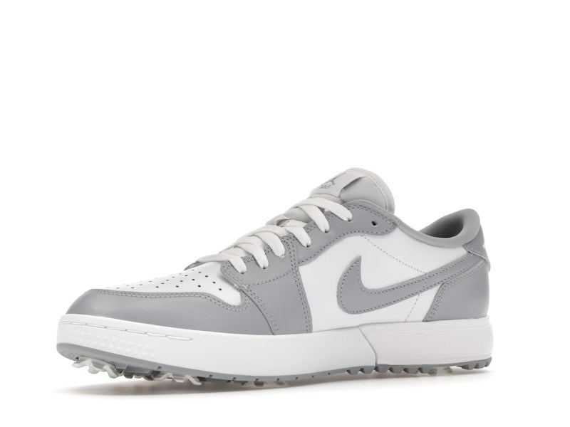 Jordan 1 Low Golf Spiked Wolf Grey White - vue 16