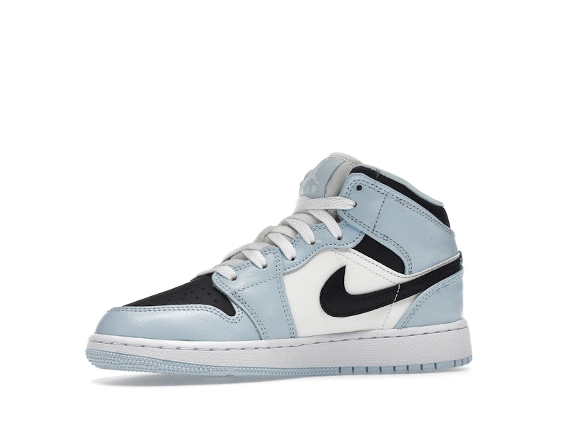 Air Jordan 1 Mid Azul Hielo (GS) - vista 16