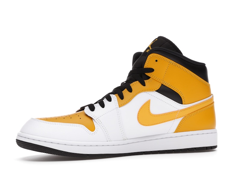 Air Jordan 1 Mid University Gold - White/University Gold-Black - 554724-170 - 16