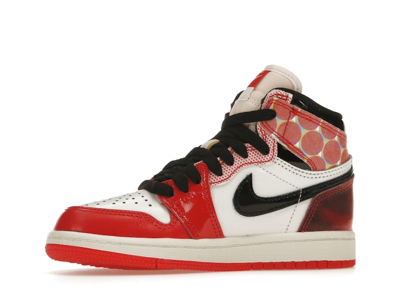 Air Jordan 1 Retro High OG Spider-Man Across the Spider-Verse (PS) - University Red/Black/White - DV1749-601 - 16