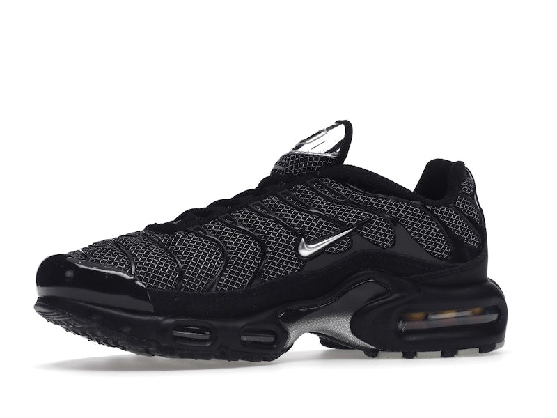 Nike Air Max Plus Black Suede Silver (Women's) - Black/Black/Silver - DQ0850-001 - 16