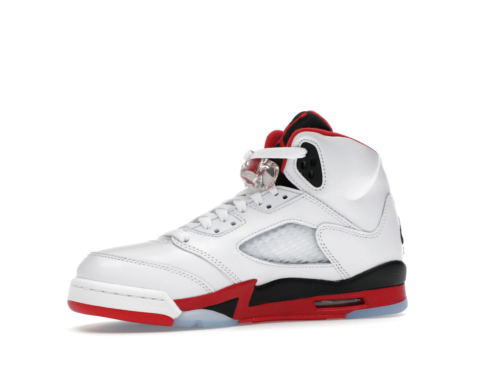 Air Jordan 5 Retro Fire Red Black Tongue (2025) (GS) - White/Fire Red/Black - HQ7980-101 - 16