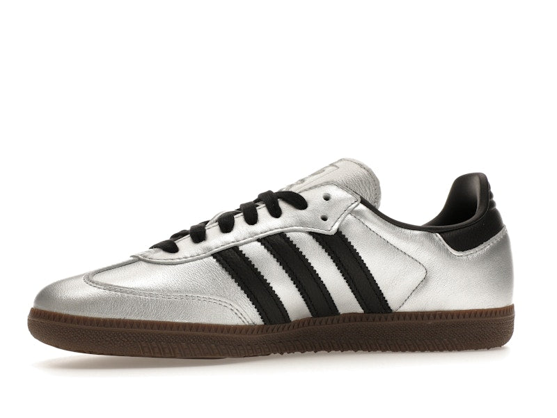 adidas Samba OG Silver Metallic Black Gum (Women's) - Silver Metallic/Core Black/Gum 5 - JI4218 - 16