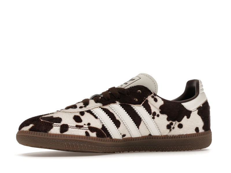 Adidas Samba OG Cow Print Dark Brown White - Dark Brown/Cloud White/Gum - KK2238 - 16