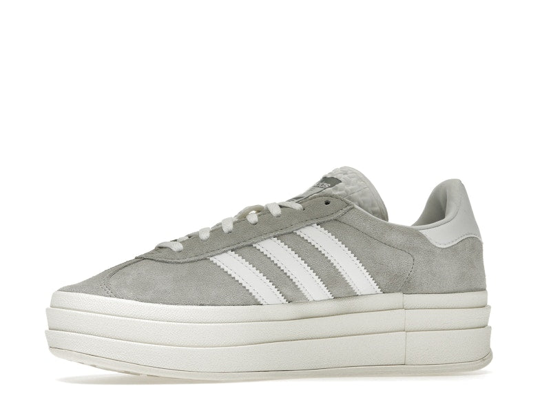 adidas Gazelle Bold Grey White (Women's) - Grey Two/Footwear White/Core White - HQ6893 - 16