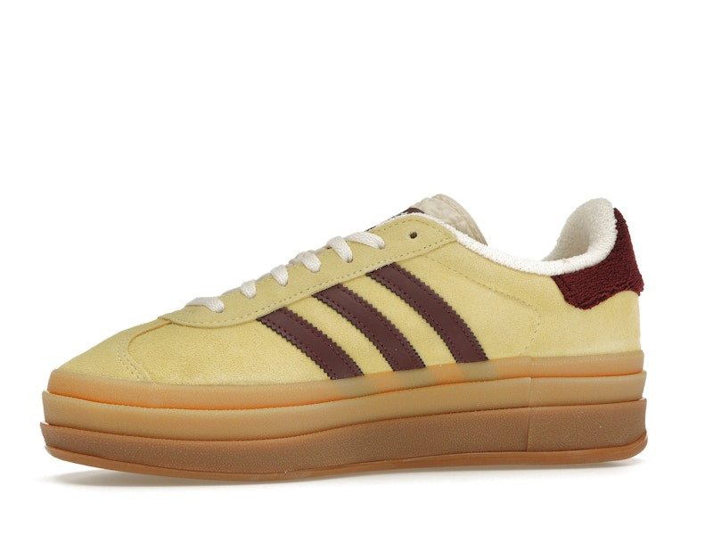adidas Gazelle Bold Almost Yellow Maroon (Women's) - Almost Yellow/Maroon/Wonder White - IF5937 - 16