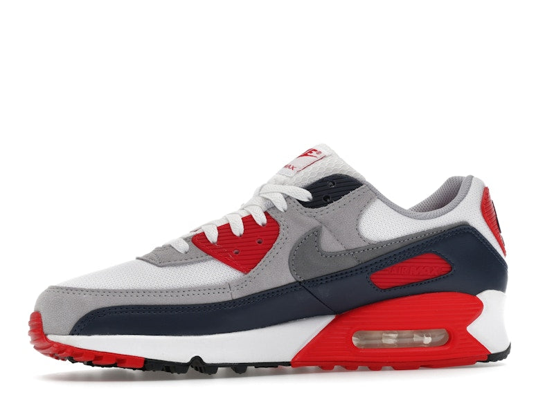 Nike Air Max 90 Usa (2025) - White/Cool Grey/University Red - DM0029-117 - 16