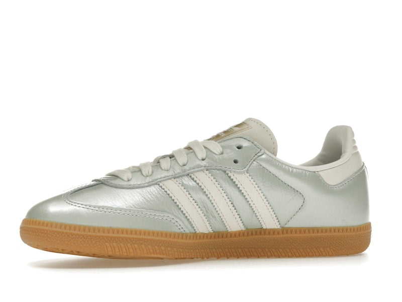 adidas Samba OG Linen Green Metallic (Women's) - Linen Green Metallic/Off White/Cyber Metallic - IG1965 - 16