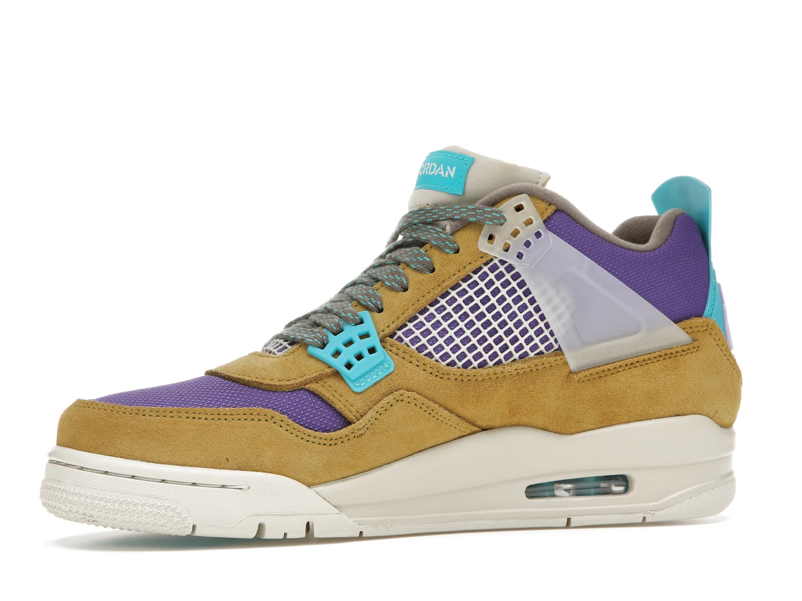Air Jordan 4 Retro SP 30th Anniversary Union Desert Moss - Desert Moss/Turquoise Blue-Dark Iris - DJ5718-300 - 16