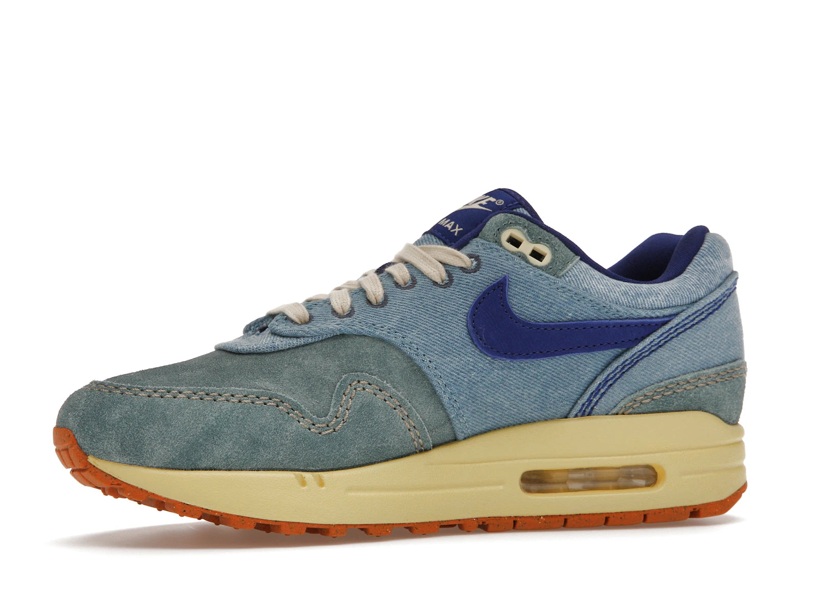Nike Air Max 1 PRM Mineral Slate - Mineral Slate/Deep Royal Blue-Lemon Wash - DV3050-300 - 16