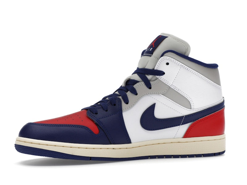 Air Jordan 1 Mid Rare Air - White/University Red/Neutral Grey/Deep Royal Blue - DQ8426-102 - 16