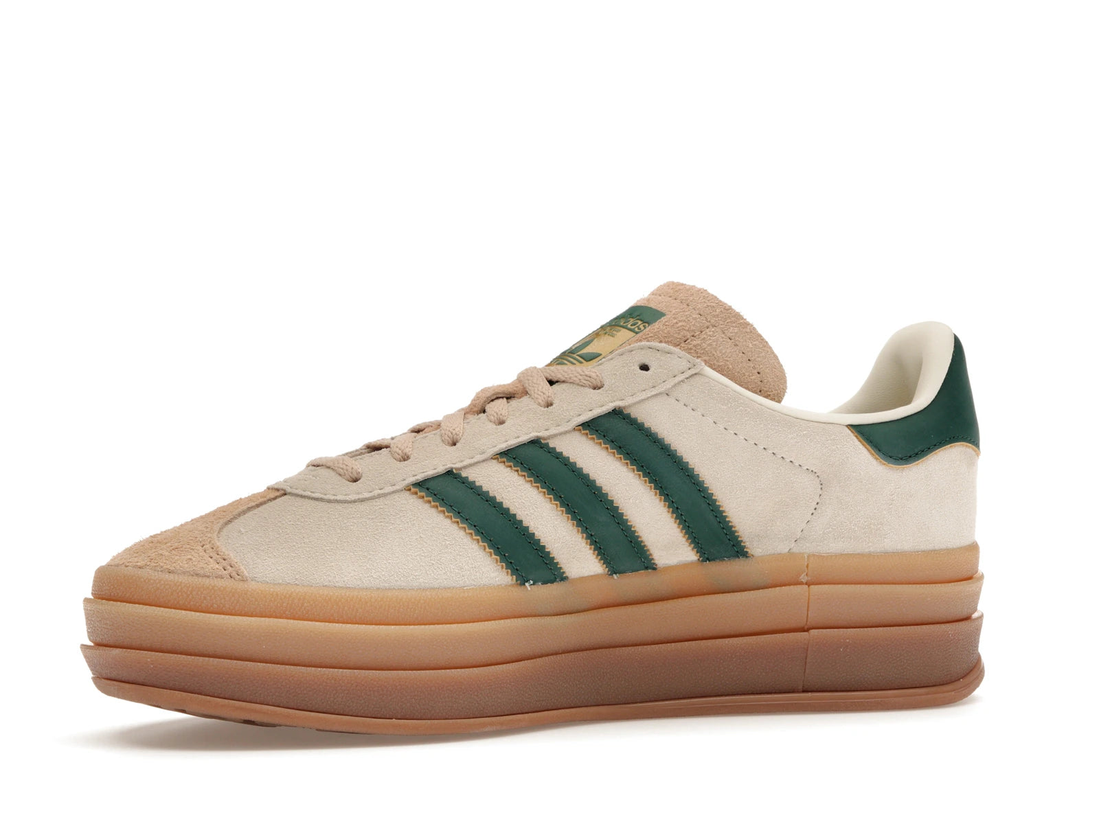 Adidas Gazelle Bold Magic Beige Collegiate Green - Cream White/Collegiate Green/Magic Beige - ID7056 - 16