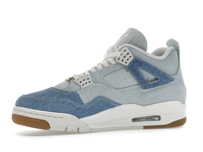 Air Jordan 4 Retro Tex Denim Worn Blue - Sail/Gum Light Brown-Worn Blue-Sail-Metallic Gold - IB6716-100 - 16