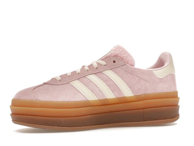 adidas Gazelle Bold Clear Pink Cream White (Women's) - Clear Pink /Cream White/Gold Metallic - JQ7777 - 16