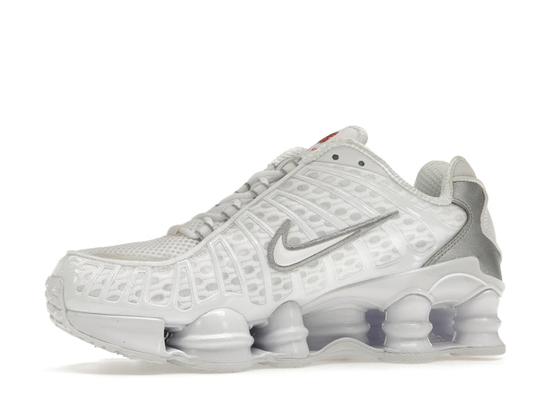 Nike Shox Tl White Metallic Silver (W) - White/Metallic Silver-Max Orange-White - AR3566-100 - 16