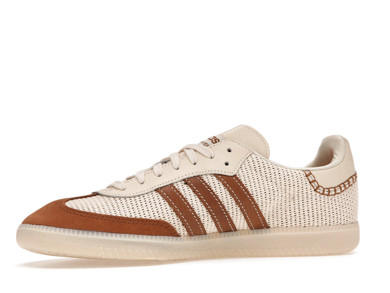 Adidas Samba Wales Bonner Cream White - Cream White/Brown/Cream White - FX7720 - 16
