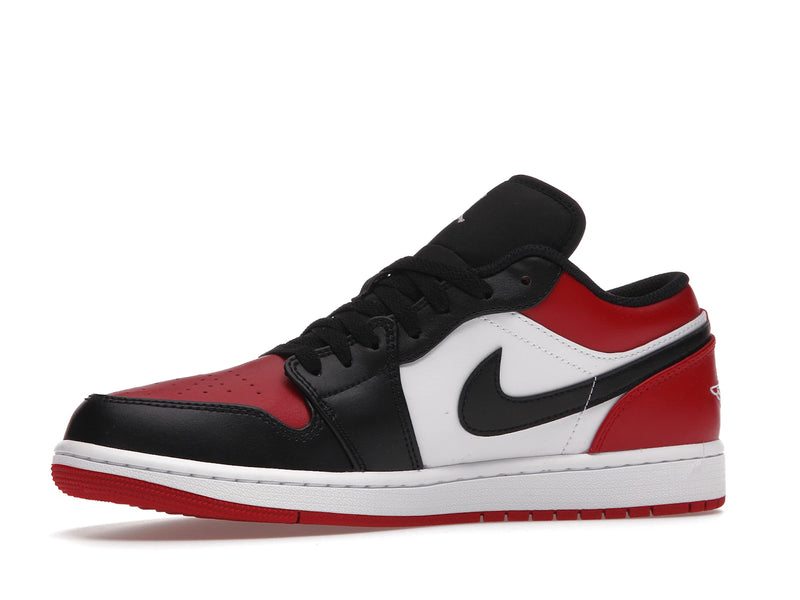 Air Jordan 1 Low Bred Toe - Gym Red/White-Black - 553558-612 - 16