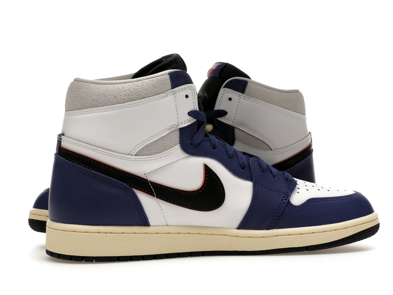 Air Jordan 1 Retro High OG Rare Air - White/Black-Neutral Grey-Deep Royal Blue-Muslin - DZ5485-100 - 16