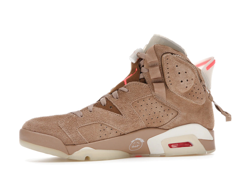 Air Jordan 6 Retro Travis Scott British Khaki - British Khaki/Sail-Bright Crimson - DH0690-200 - 16